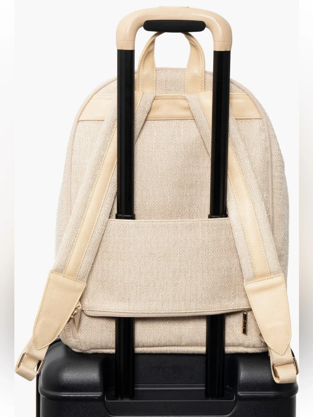 BEIS The Small Backpack - Beige with Gold Hardware - Great Condition